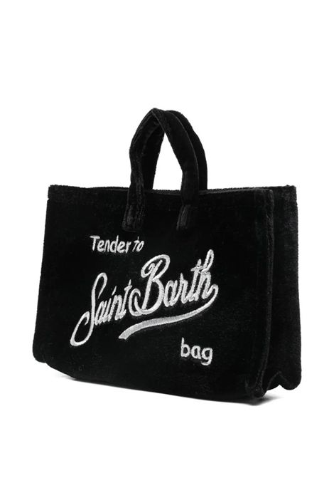 Phone bag in velluto con logo SAINT BARTH | PHONE008 PHONE BAG VELVET00207I 00 EMB